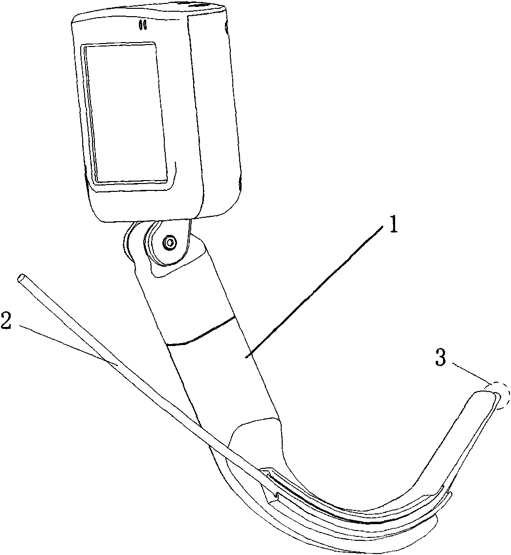 Method for guidance tracheal intubation of difficult airway