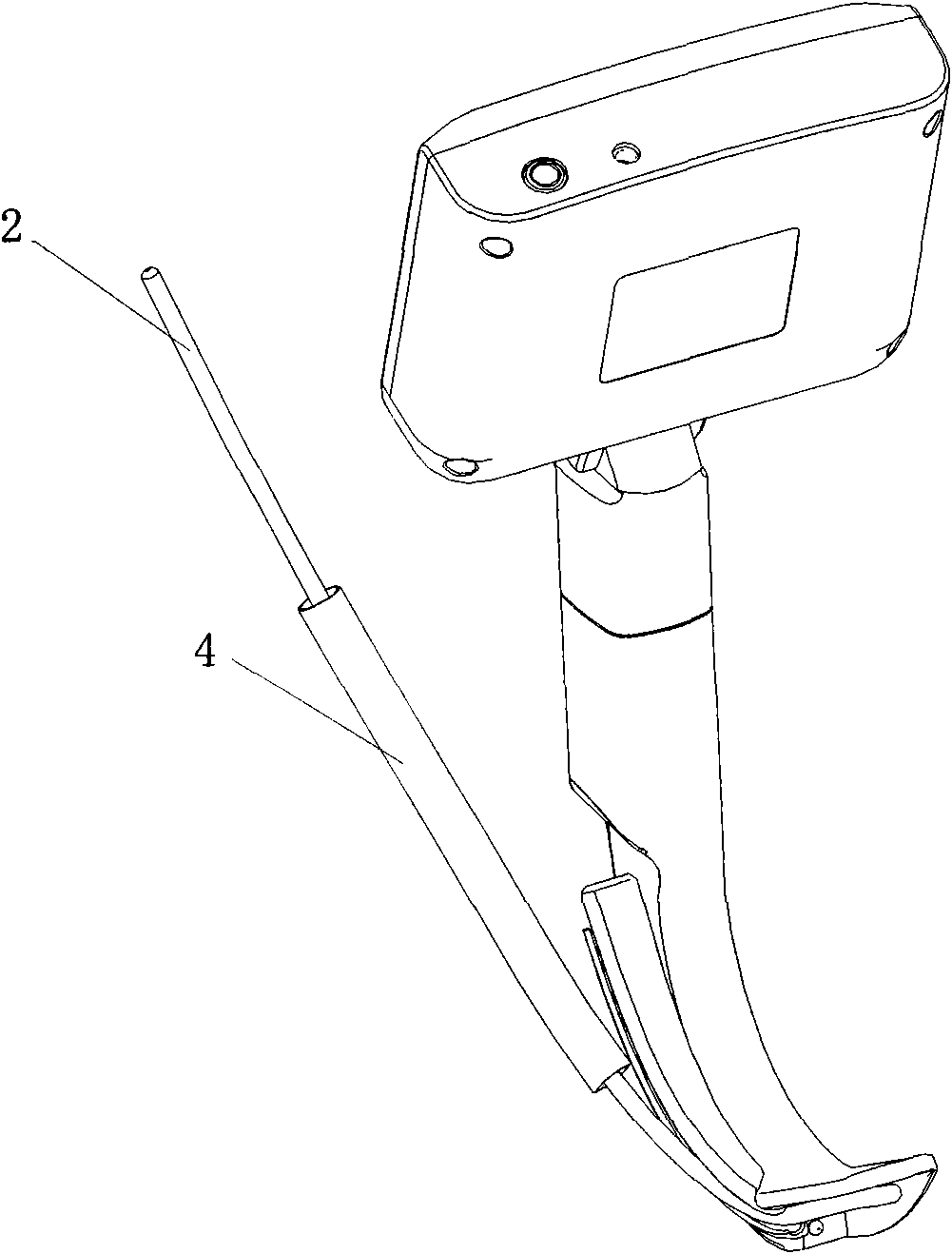 Method for guidance tracheal intubation of difficult airway