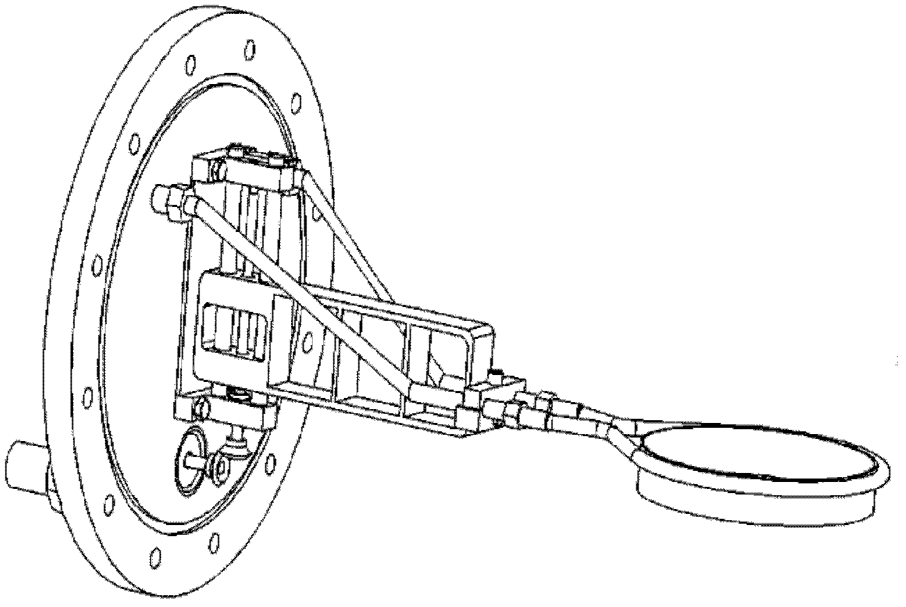 Reflection ring lifting device for improving thermal field of zone-melting single-crystal furnace