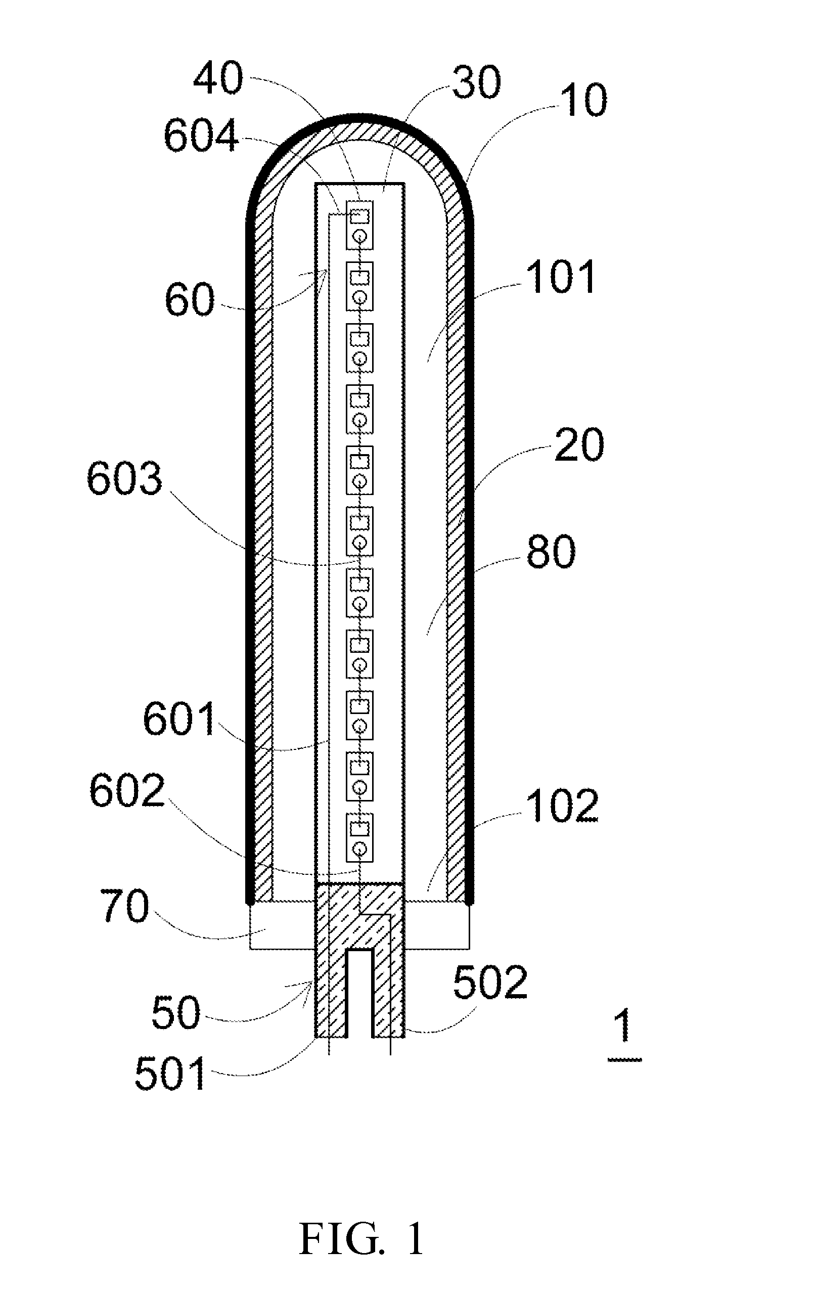 Light emitting diode package structure