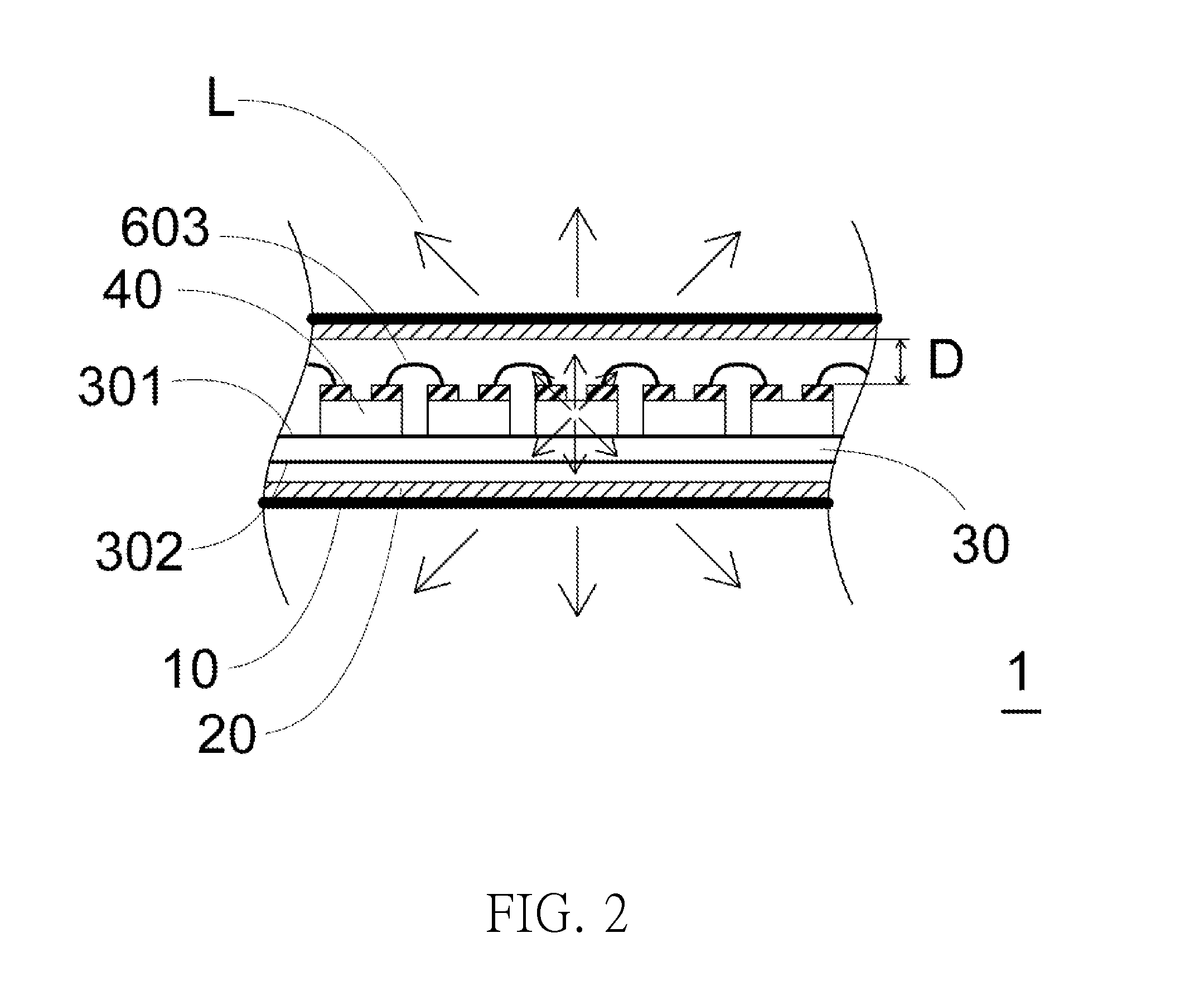 Light emitting diode package structure