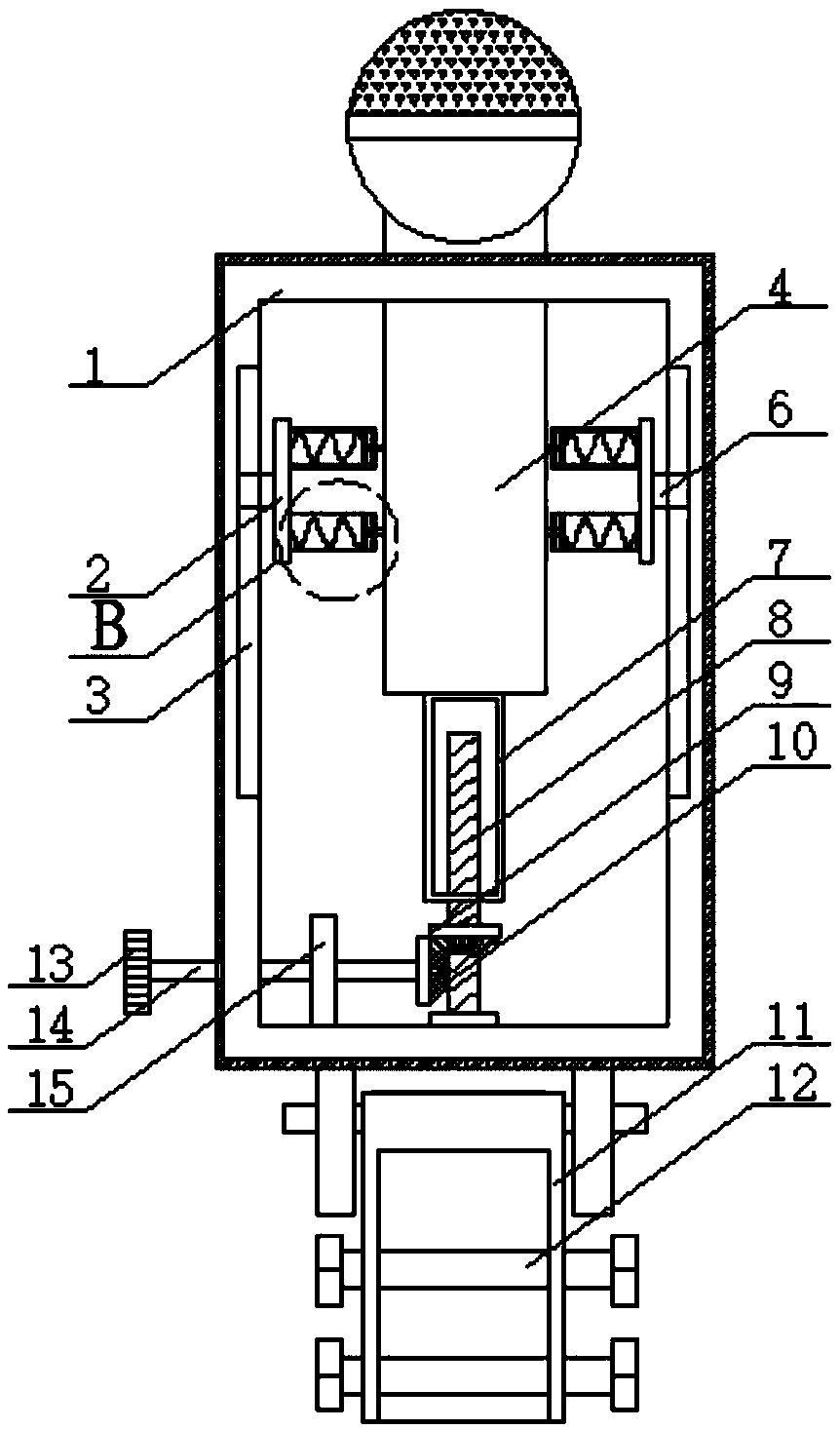 Voice data transmission device in intelligent microphone and transmission method thereof