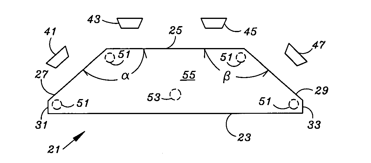 Table topology and arrangement