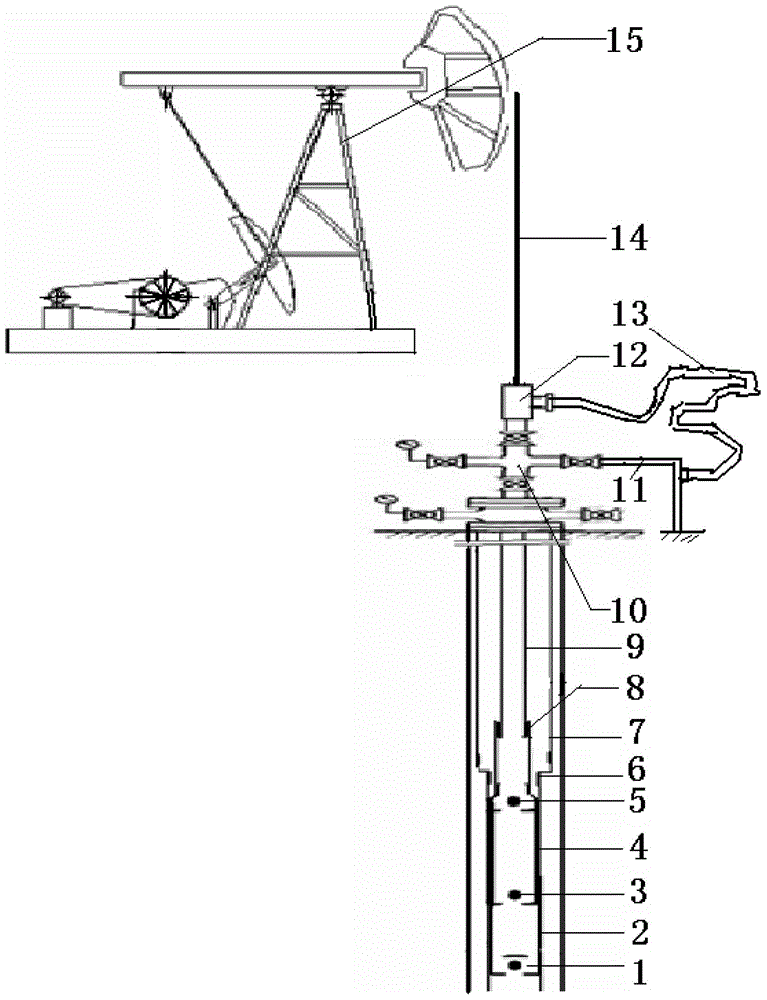 Oil pumping device for oil field rod pumped well