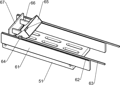 Cement paving equipment for blind passage