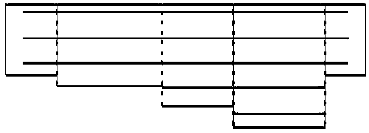 Construction method for mass concrete temperature crack control