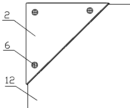 Corner protection device for LED display screen