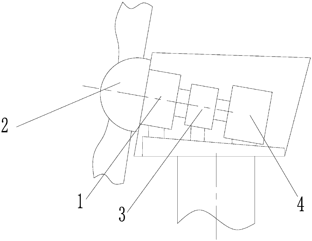 Wind generating set