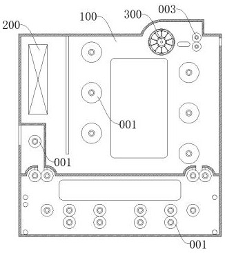 A desizing machine for circulating drying and deodorizing