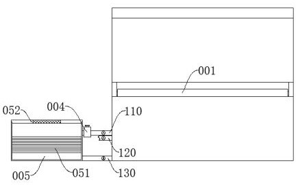 A desizing machine for circulating drying and deodorizing