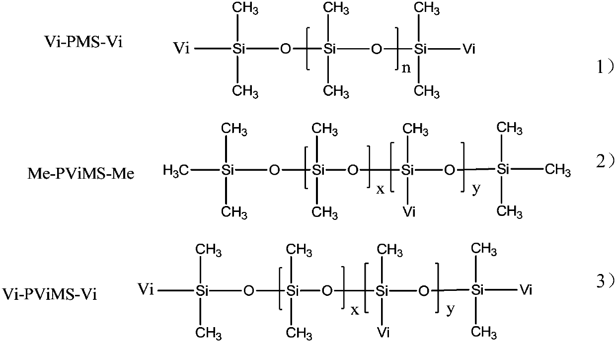 Vinyl polysiloxane as well as preparation method and application thereof