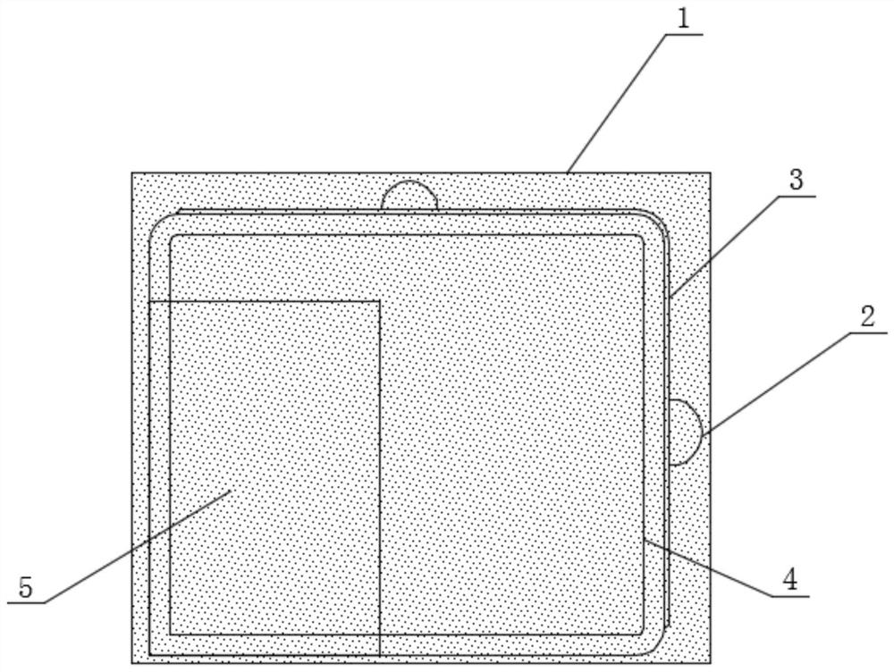 Processing method of flat plate type thermoplastic PEKK carbon fiber one-way belt laminated plate