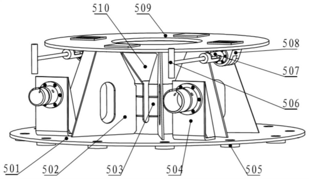 An underwater monitoring device with horizontal coaxial rotation of camera and lighting