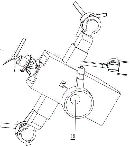 Explosive-removing unmanned aerial vehicle