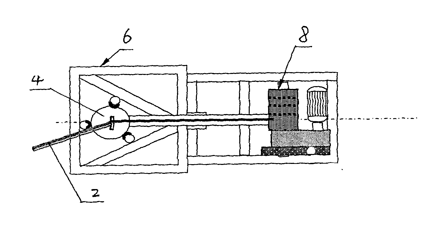 Miniature piling machine