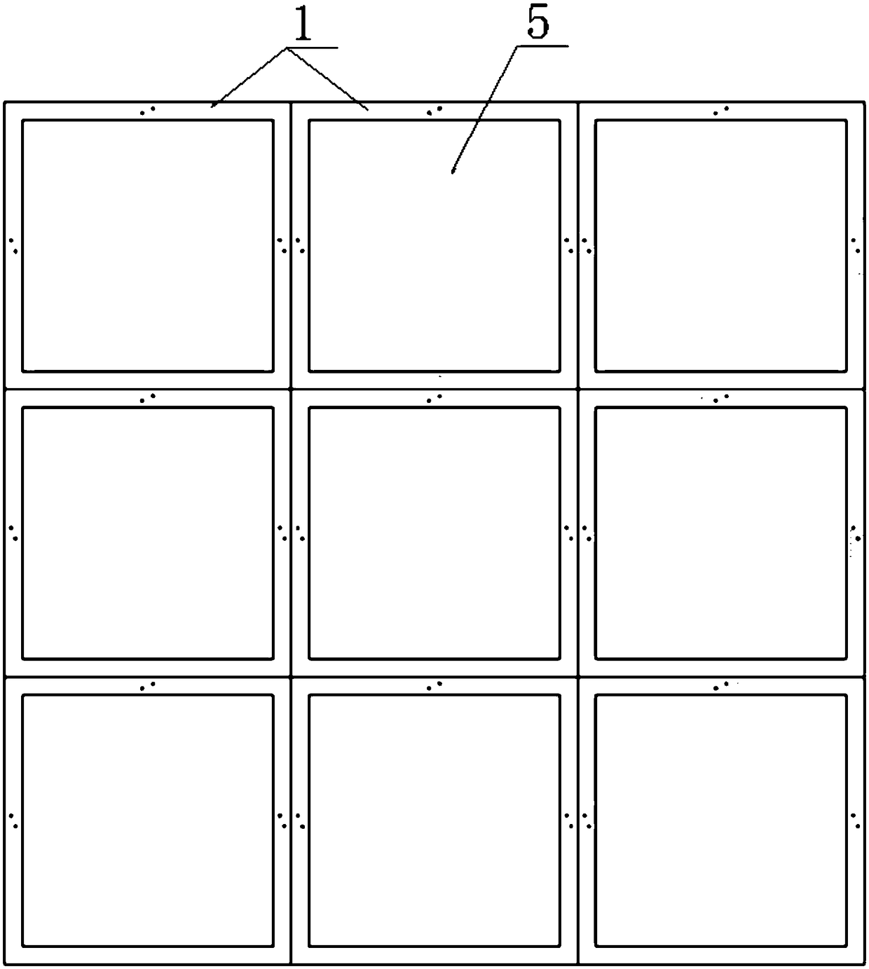 Reconfigurable distribution type wall system and frame type assembly thereof