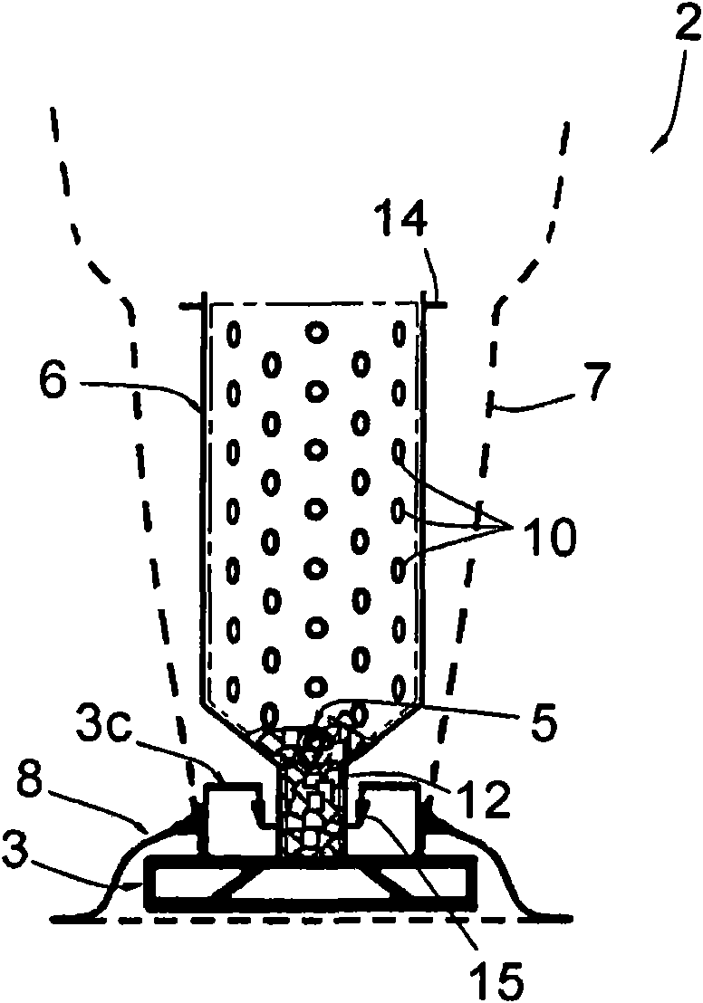 Sterile packing and sterilization method using this packing