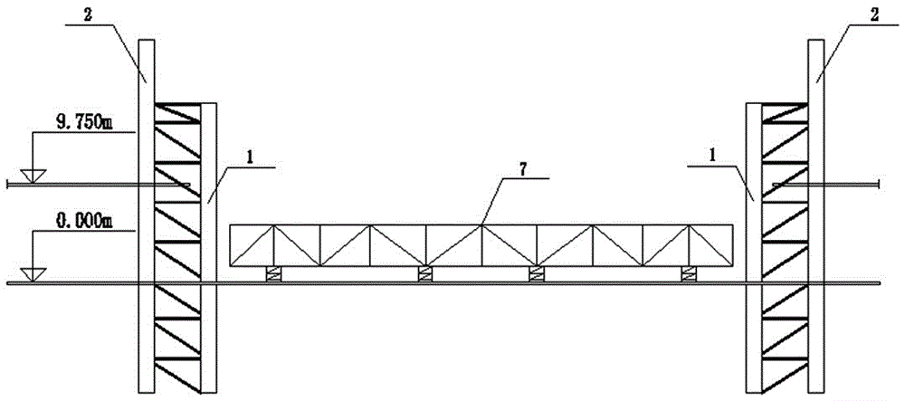 Hoisting construction method of curved truss