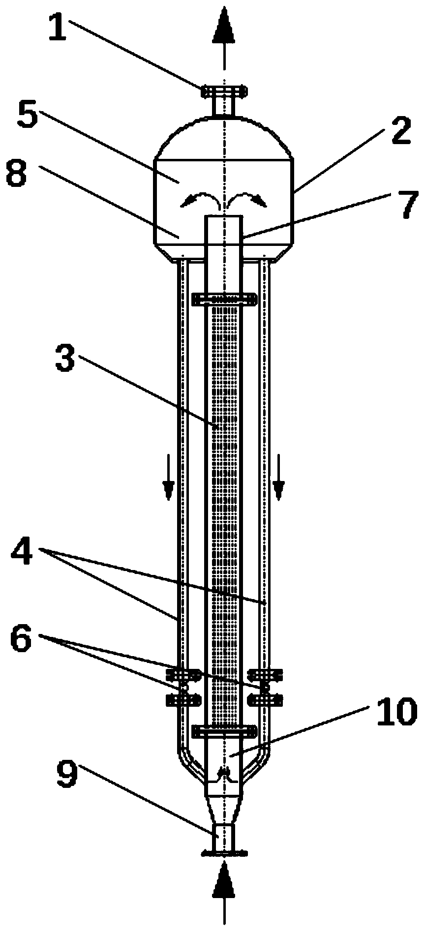 Self-cleaning heat exchanger