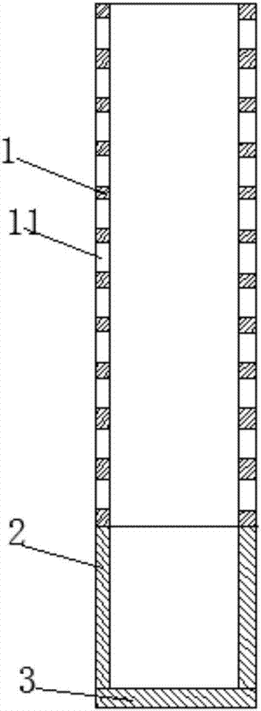 Pipe structure for dewatering well to stretch into confined water layer and construction method