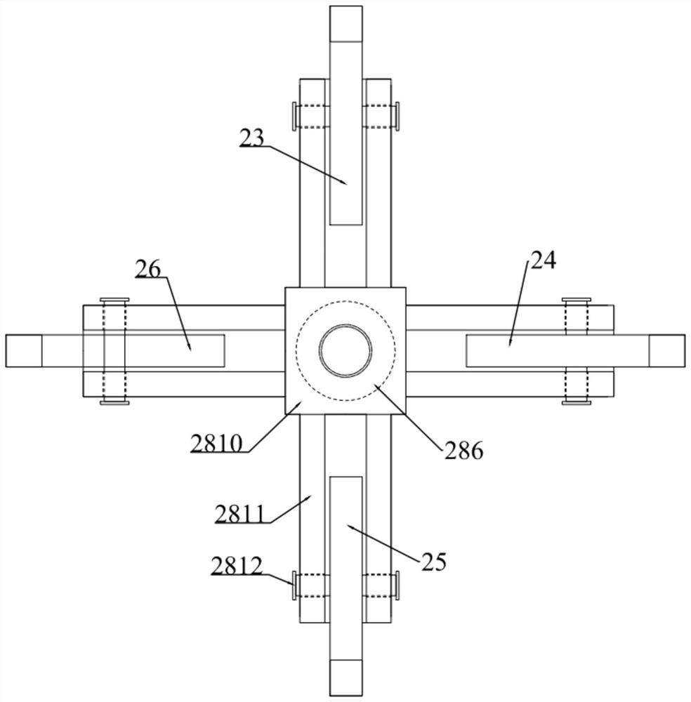 Coaxiality detection device of generator main shaft and working method thereof