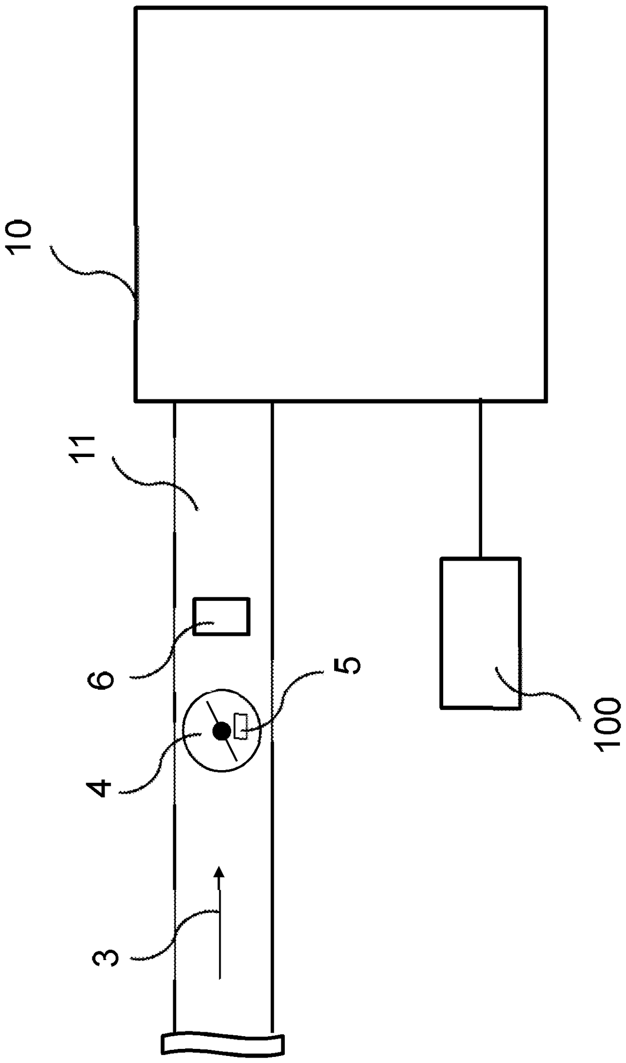 Device for controlling an air system regulator for an internal combustion engine