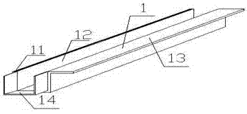 Assembled type combined water drainage marginal strip