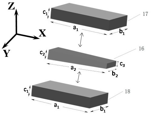 Device for generating optical comb based on optimized cascade difference frequency