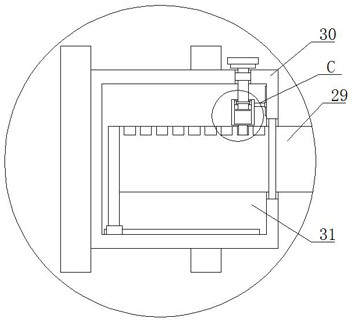 A device for cleaning oil pollution of mechanical equipment