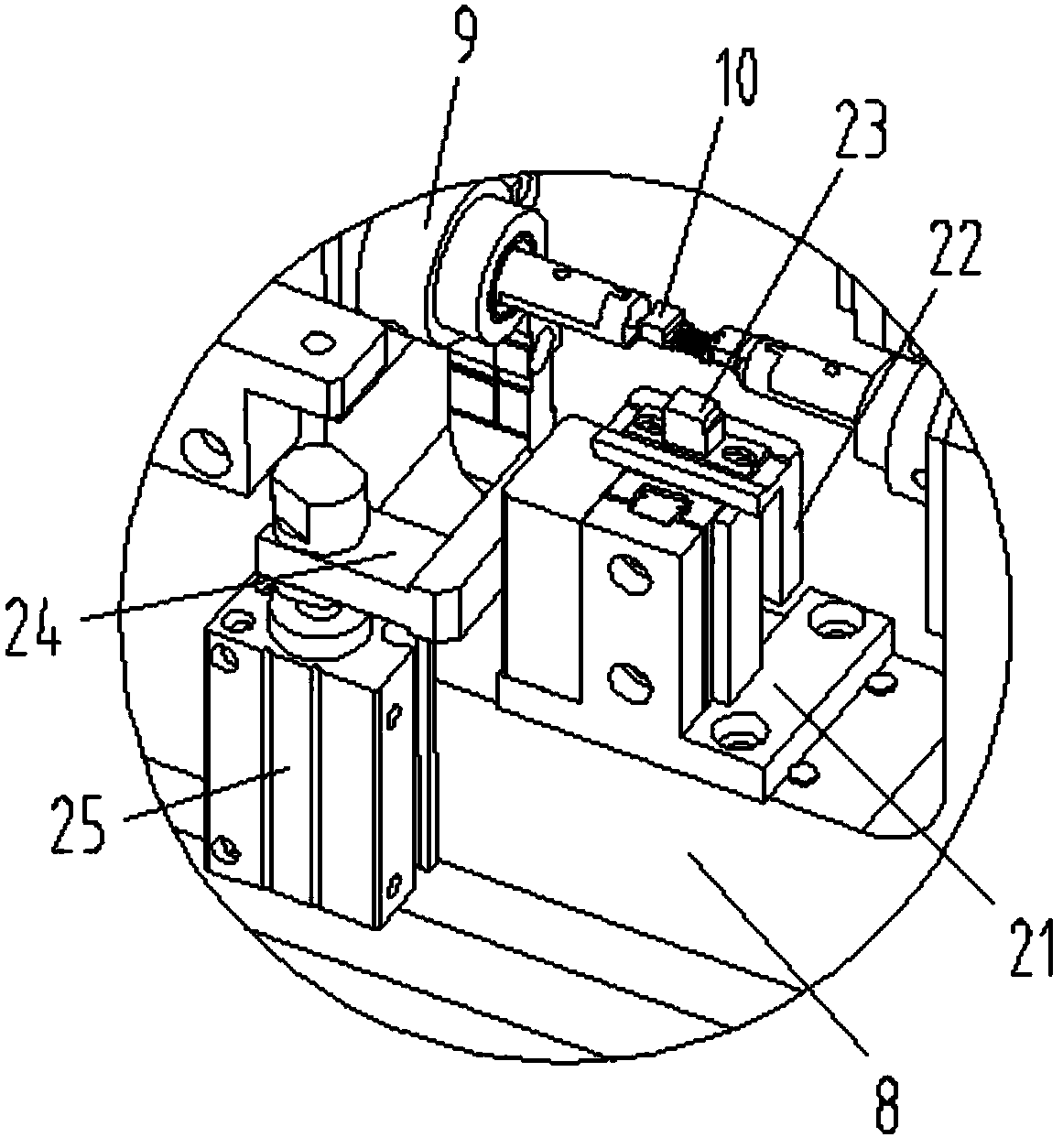 A winding machine for transformer skeleton