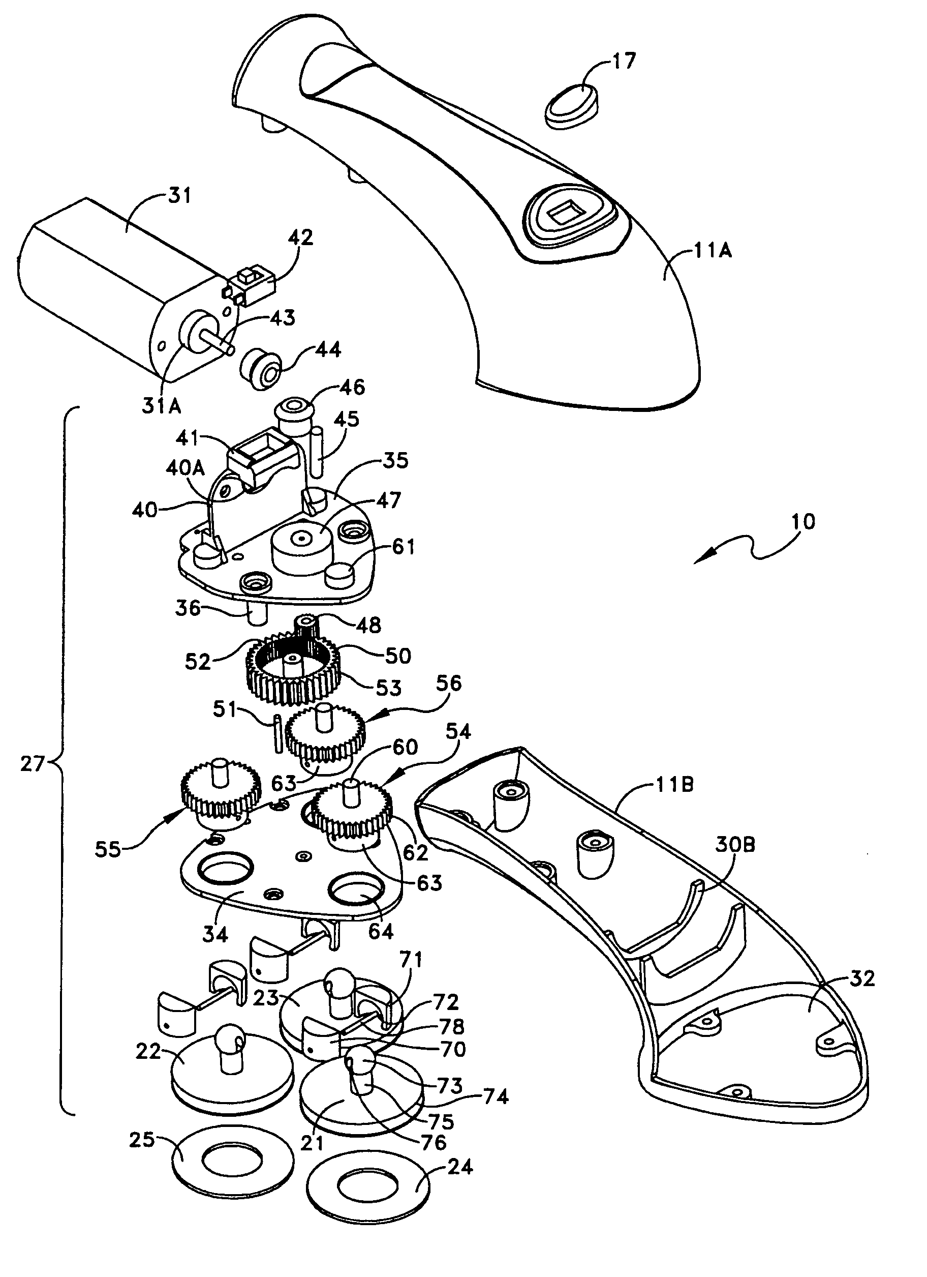 Apparatus for abrading hair and exfoliating skin