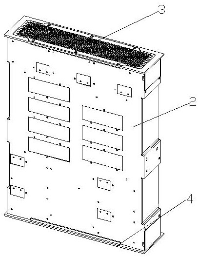 Forced air cooling type laser cooling system