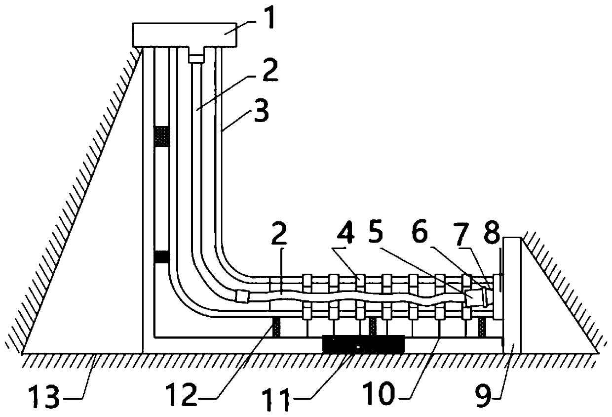 Method for evaluating drilling of buckling tubular column in bent horizontal borehole