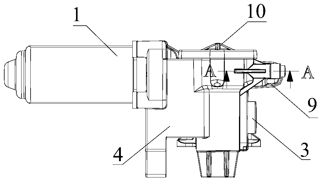 Skylight lifting motor driving device