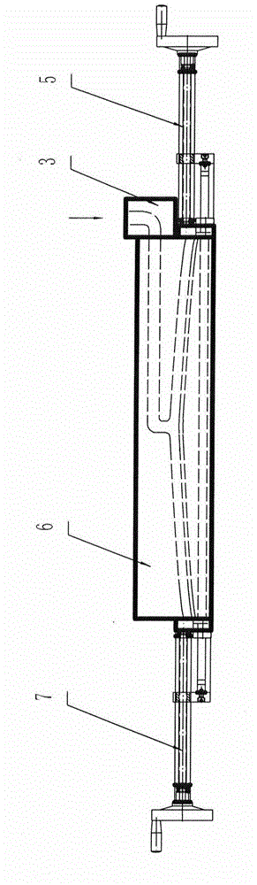 Double-die-head device of plastic compound machine