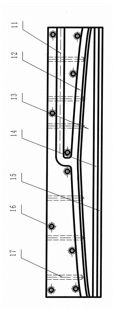 Double-die-head device of plastic compound machine