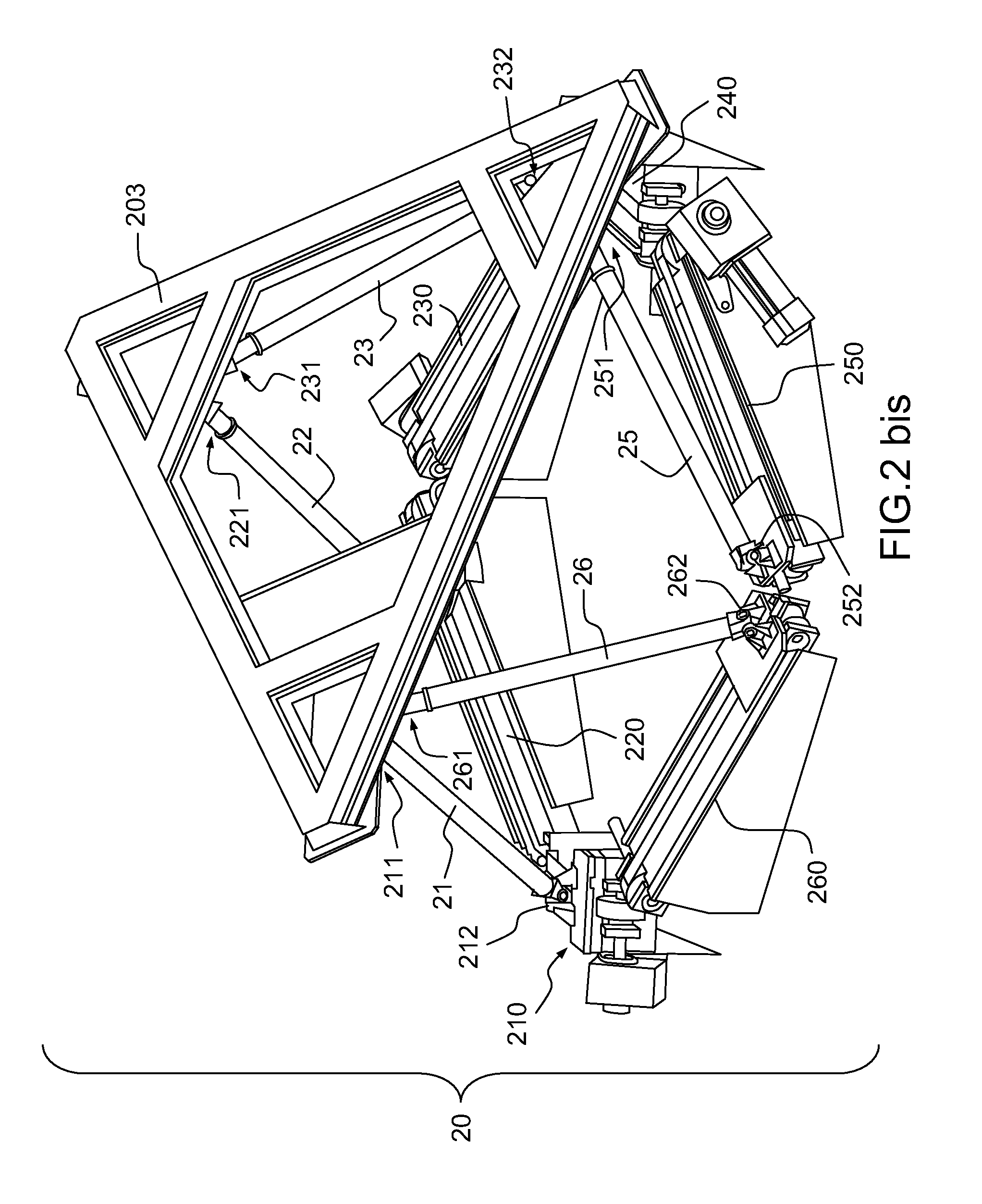 Hexapod actuator device