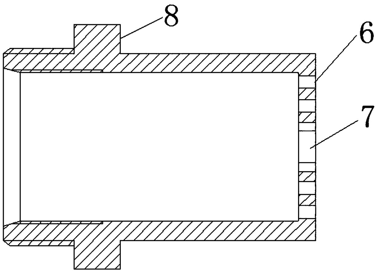 Anti-blocking spray head for dry lubricating agent