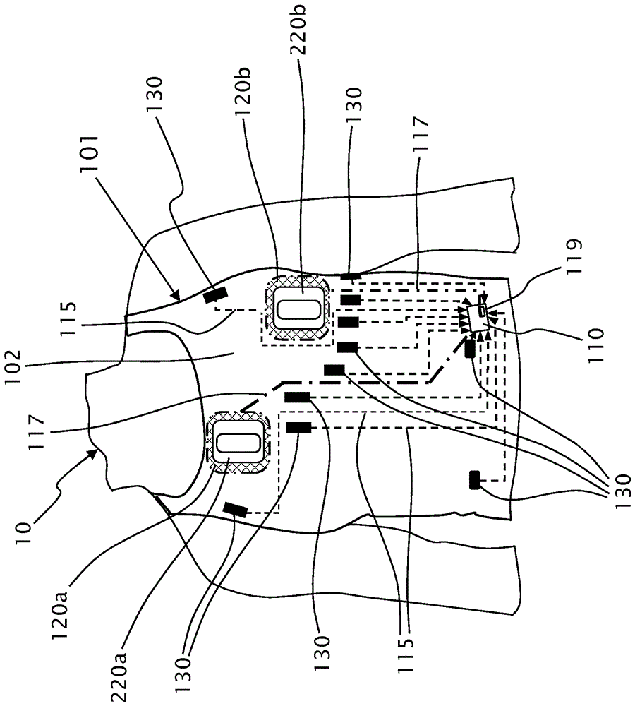 Independent wearable health monitoring system adapted to interface with a treatment device