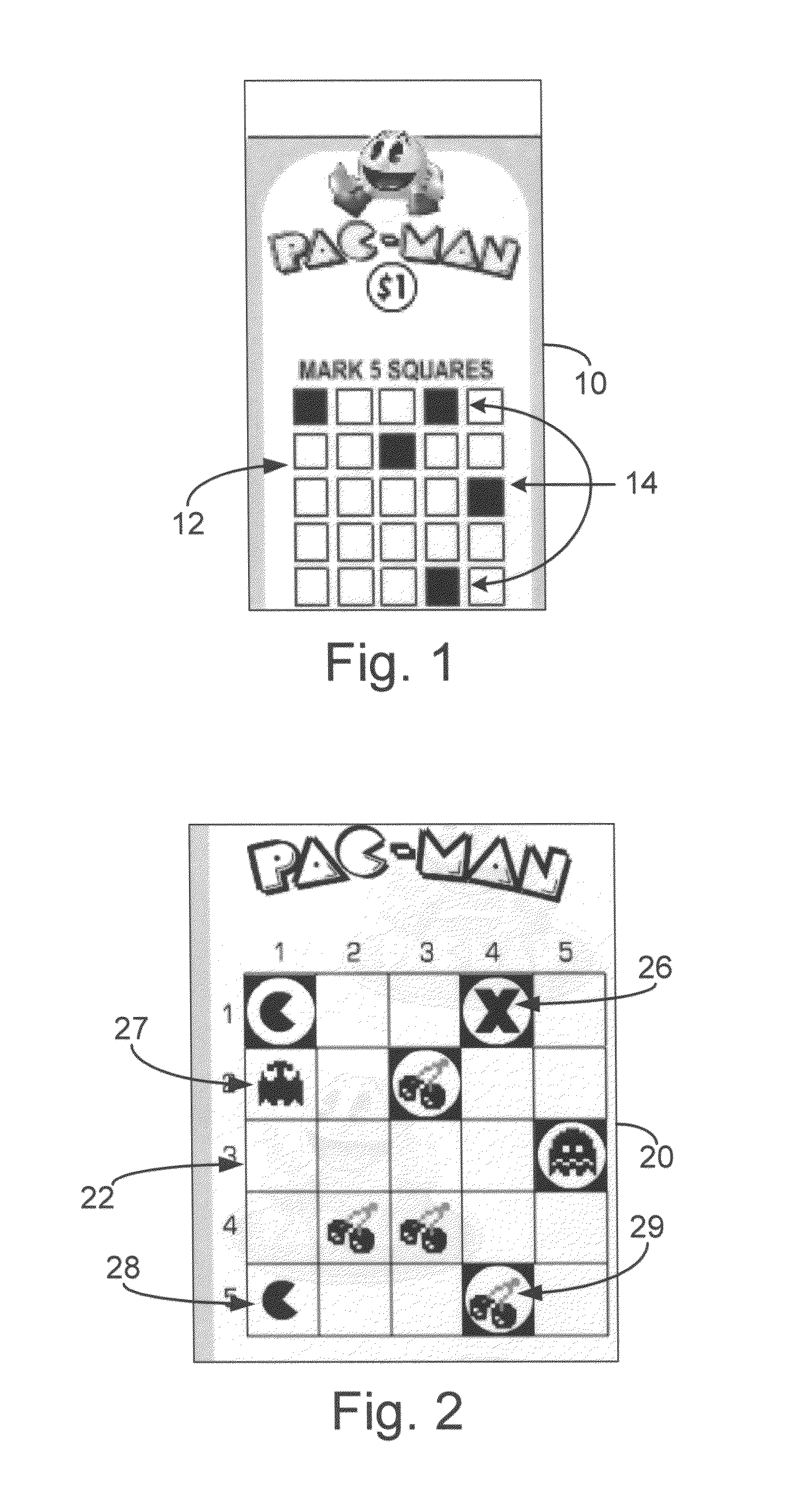 Lottery game played on a geometric figure using indicia with variable point values