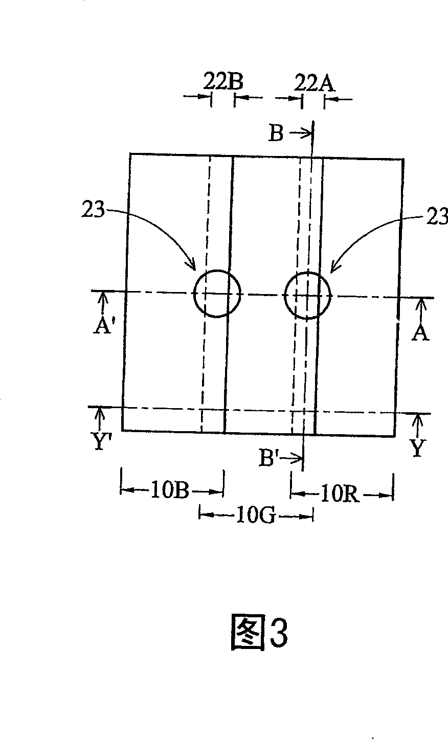 Color light filter base plate and LCD