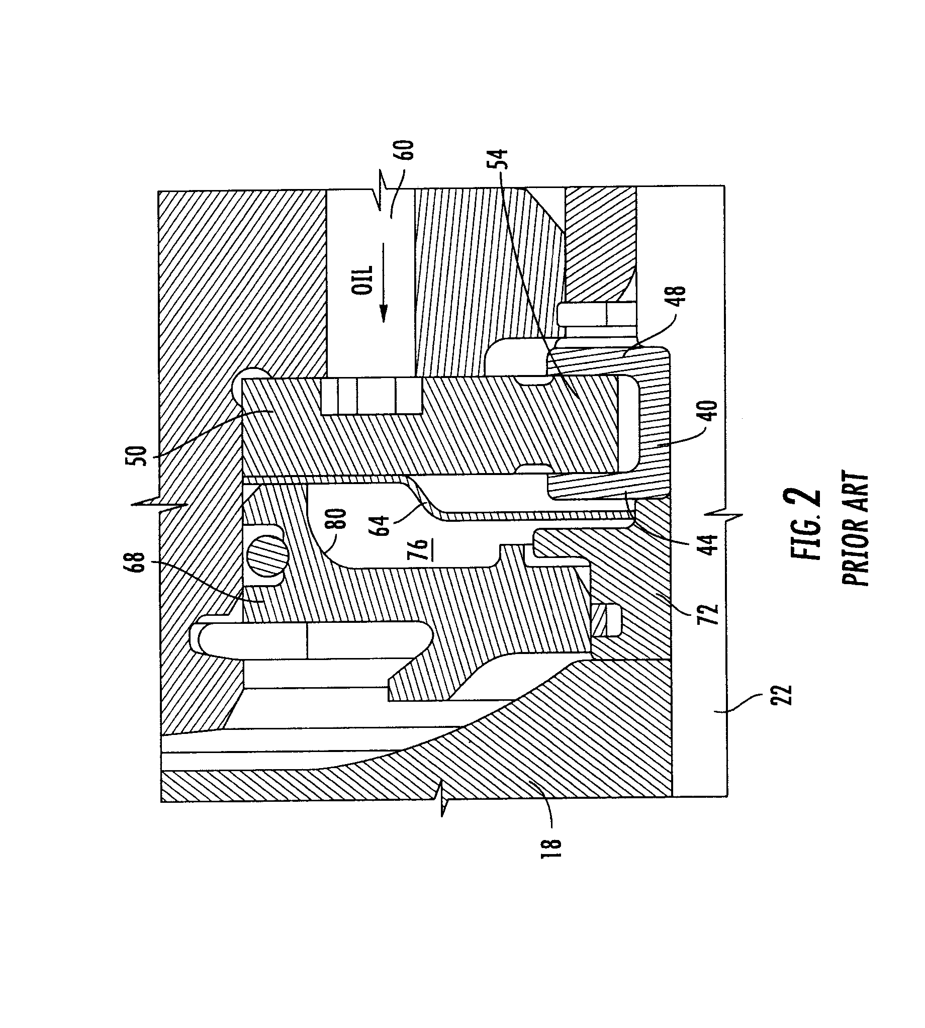 Sealing system between bearing and compressor housing