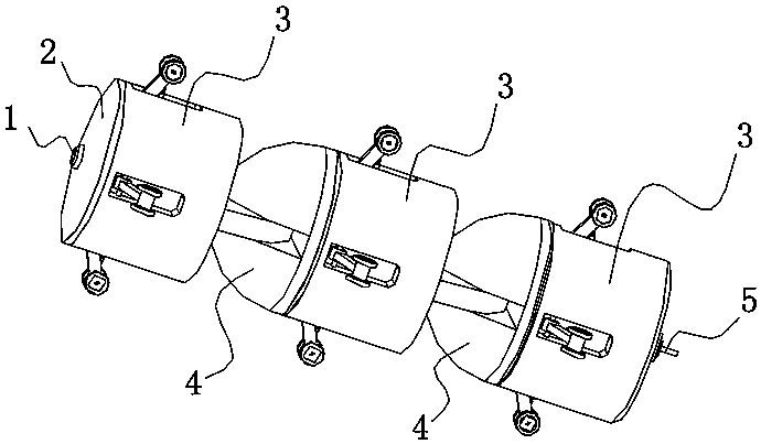 A pipe robot that can actively stepping