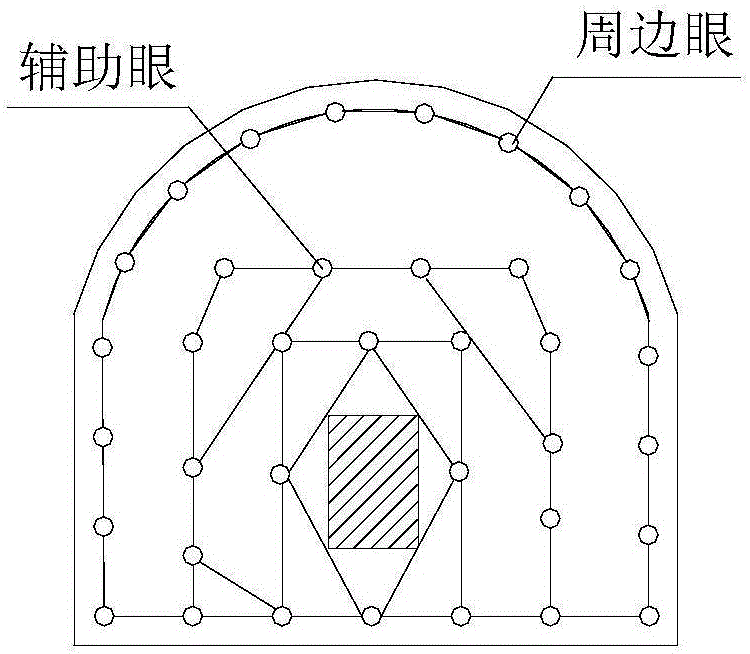 Method for tunnel smooth blasting drill construction