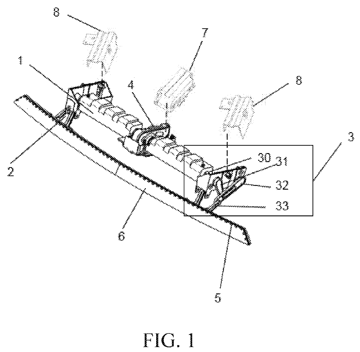 Active front splitter for automobile