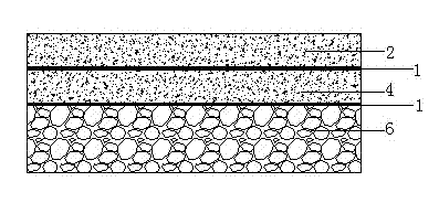 Cementing compound for pavement layers