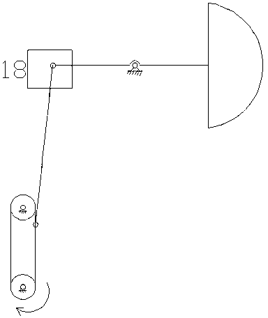 Chain driving reversing device and method of beam-pumping unit