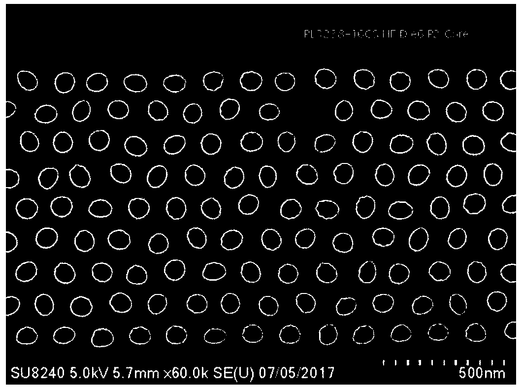 A Trench Hole Etching Process Using Hard Mask