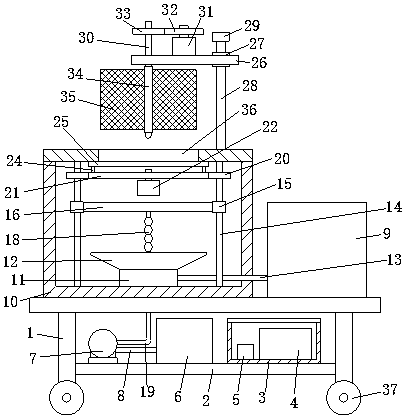 Dust particle detection apparatus used for factory workshop