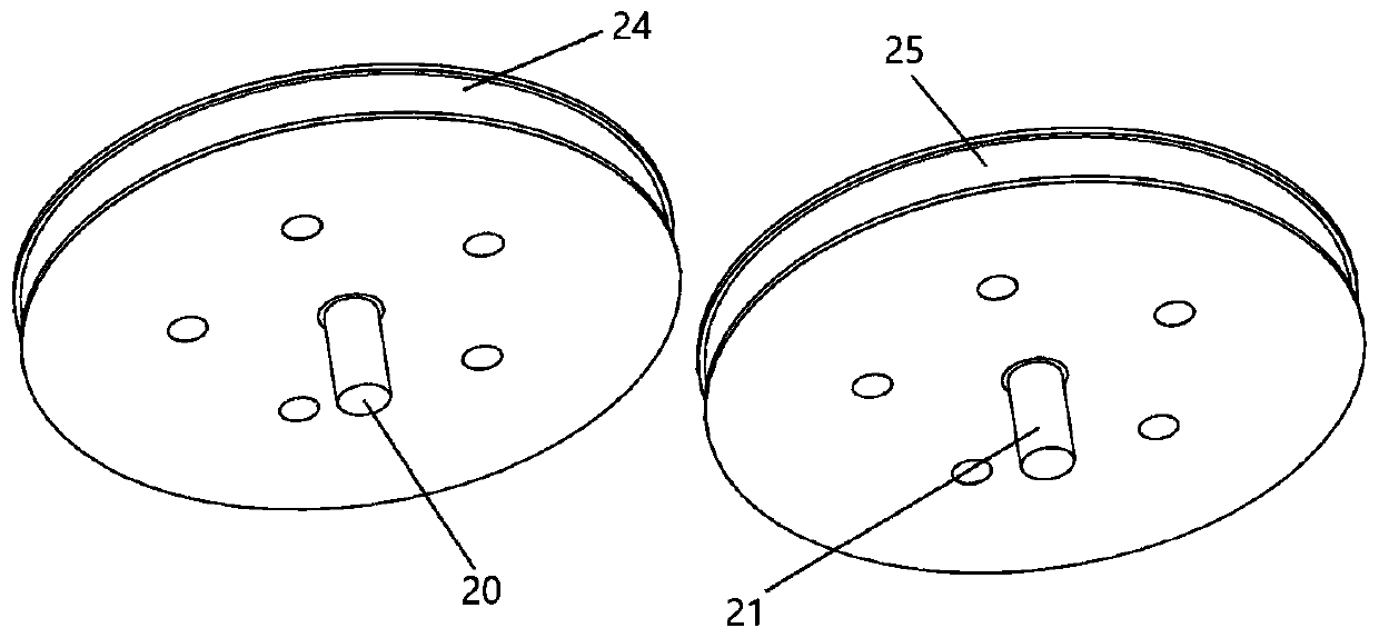 Wheel disc traction type optical fiber tapering machine and method